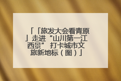 「旅发大会看青原」走进“山川第一江西景” 打卡城市文旅新地标（图）
