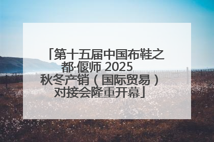 第十五届中国布鞋之都·偃师 2025 秋冬产销（国际贸易）对接会隆重开幕