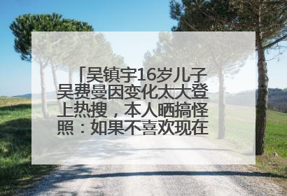 吴镇宇16岁儿子吴费曼因变化太大登上热搜，本人晒搞怪照：如果不喜欢现在的我可以离开