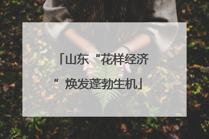 山东“花样经济”焕发蓬勃生机