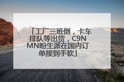 工厂三班倒，卡车排队等出货，C9NMN盼生派在国内订单接到手软