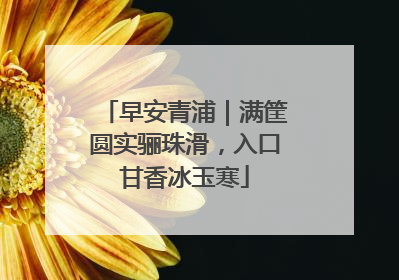 早安青浦｜满筐圆实骊珠滑，入口甘香冰玉寒
