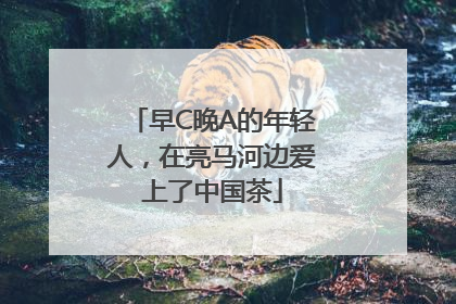 早C晚A的年轻人，在亮马河边爱上了中国茶
