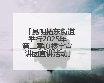 昆明拓东街道举行2025年第二季度楼宇宣讲团宣讲活动