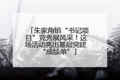 朱家角镇“书记项目”竞秀展风采！这场活动亮出基层党建“成绩单”