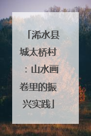 浠水县城太桥村：山水画卷里的振兴实践