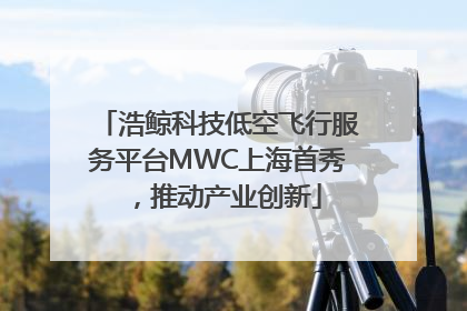 浩鲸科技低空飞行服务平台MWC上海首秀，推动产业创新