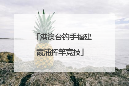 港澳台钓手福建霞浦挥竿竞技
