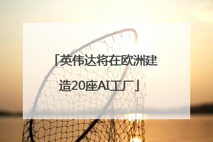 英伟达将在欧洲建造20座AI工厂
