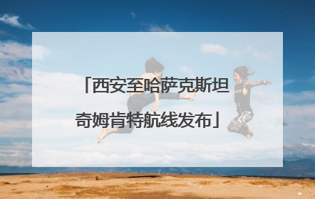 西安至哈萨克斯坦奇姆肯特航线发布