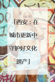西安：在城市更新中守护好文化遗产
