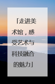 走进美术馆，感受艺术与科技融合的魅力